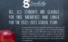 Community Eligibility Provision (CEP) to Continue at Sandusky City Schools