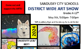 District-wide Art Show Poster