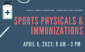 Sports Physicals & Immunizations with Family Health Services - April 6, 2023