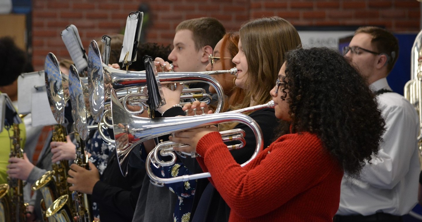 Students Perform at the State of the Schools Address