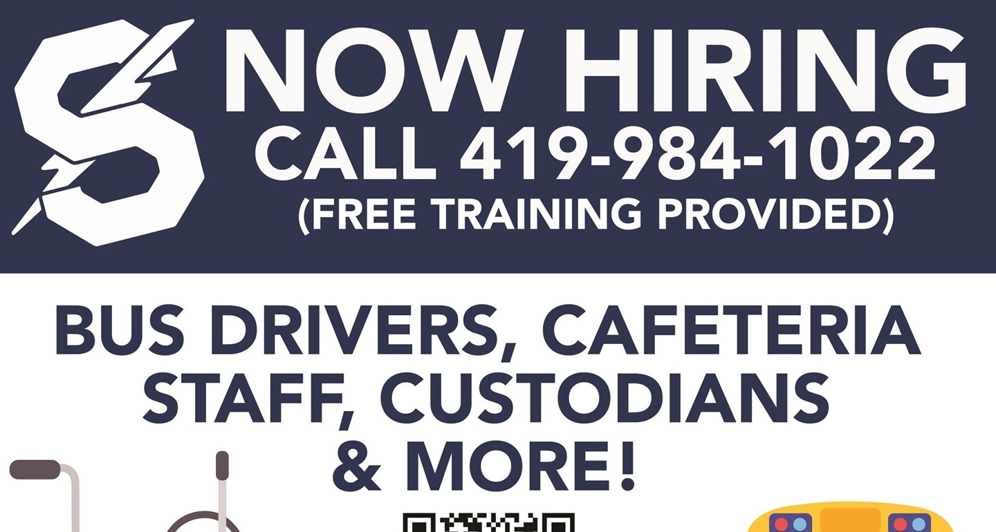 Now Hiring Yard Sign